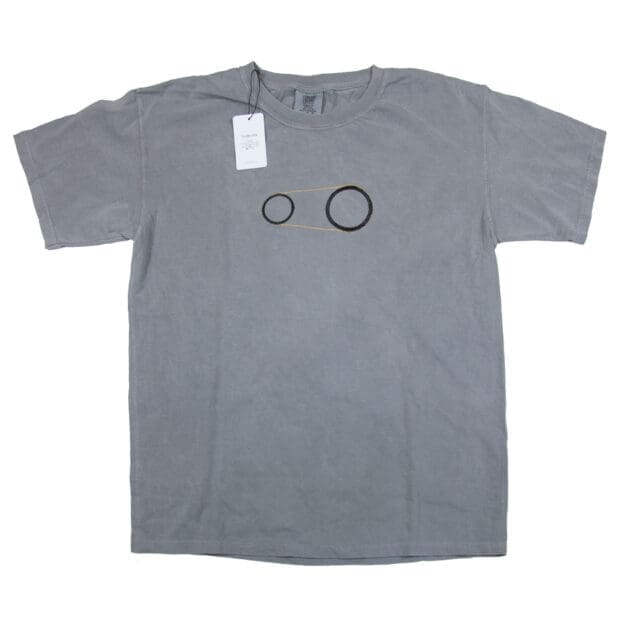 歯車 刺しゅう ユニセックス Tシャツ