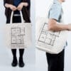 日本の間取り トートバッグ