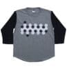 サッカーボールの展開図 ７分袖Tシャツ